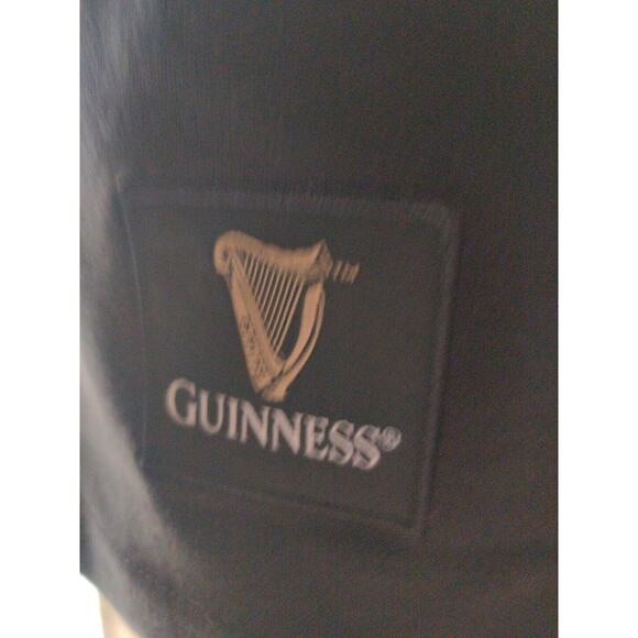 Guiness Embroidered Toucan Short Sleeve Rugby Polo Pull On Shirt Size Large - Picture 5 of 10